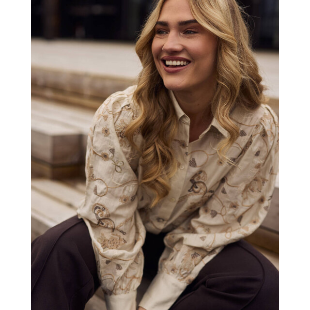 Nukus Blouse lange mouw nkf02077 preston Nukus Blouse lange mouw NKF02077 PRESTON large
