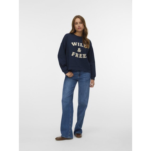 Vero Moda Vmgenesis ls sweatshirt jrs btq fr ga navy 4209.37.0023 large