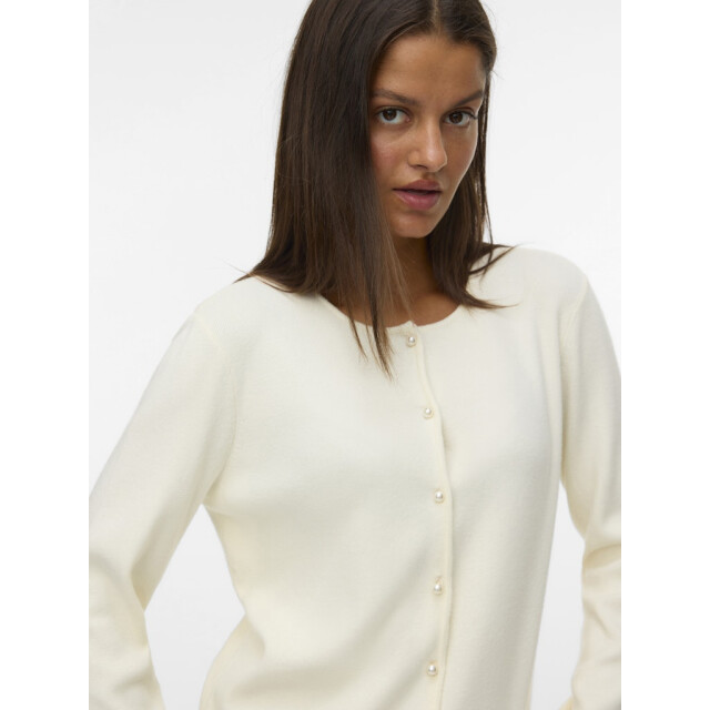 Vero Moda vmkristi ls o-neck cardigan boo 10331415 birch 06741.198.0058 large