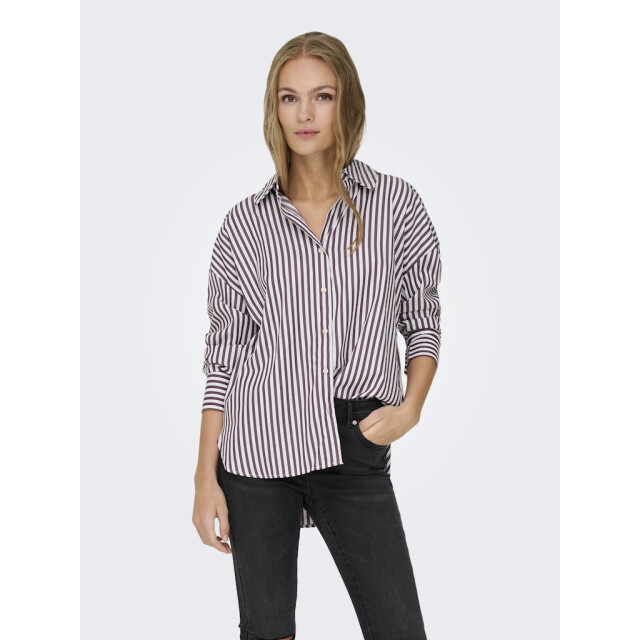 Jacqueline de Yong vesper l/s loose shirt wvn noos 15338857 cloud dancer fig 06615.799.0113 large