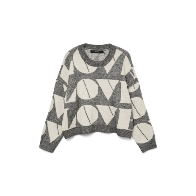 Vero Moda vmlove ls o-neck pullover boo 10331432 medium grey 06712.940.0096 large Vero Moda vmlove ls o-neck pullover boo 10331432 medium grey 06712.940.0096 large