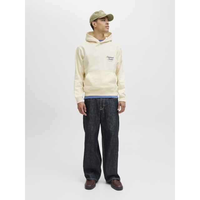 Jack & Jones jornorrebro typo back sweat hood sn 12283054 antique white 05734.112.0016 large