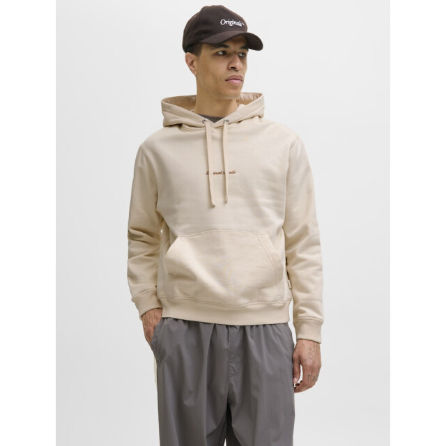 Jack & Jones jornorrebro emb sweat hood noos 12282861 antique white 05734.112.0015 large
