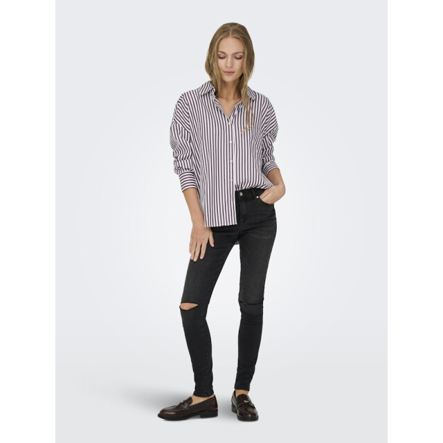 Jacqueline de Yong vesper l/s loose shirt wvn noos 15338857 cloud dancer fig 06615.799.0113 large