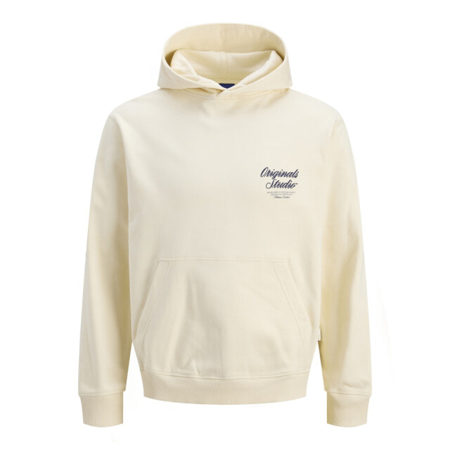 Jack & Jones jornorrebro typo back sweat hood sn 12283054 antique white 05734.112.0016 large