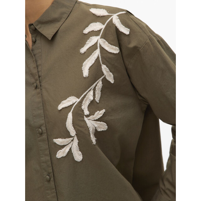 Vero Moda vmfern l/s shirt wvn btq ga 10333342 grape leaf 06615.369.0036 large