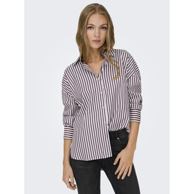Jacqueline de Yong vesper l/s loose shirt wvn noos 15338857 cloud dancer fig 06615.799.0113 large