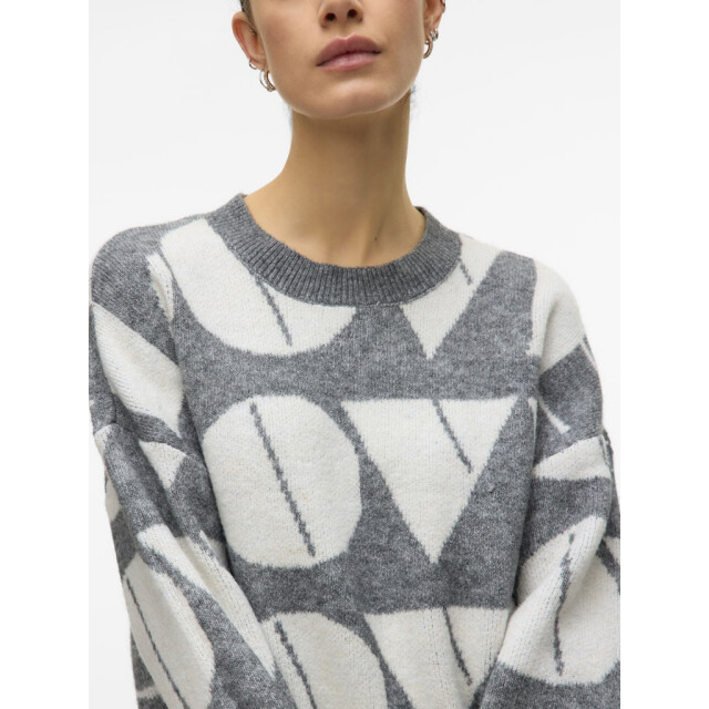 Vero Moda vmlove ls o-neck pullover boo 10331432 medium grey 06712.940.0096 large Vero Moda vmlove ls o-neck pullover boo 10331432 medium grey 06712.940.0096 large