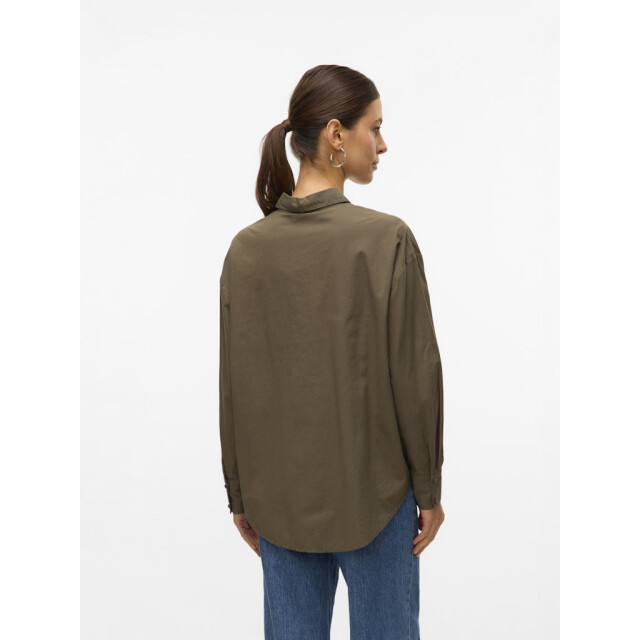 Vero Moda vmfern l/s shirt wvn btq ga 10333342 grape leaf 06615.369.0036 large