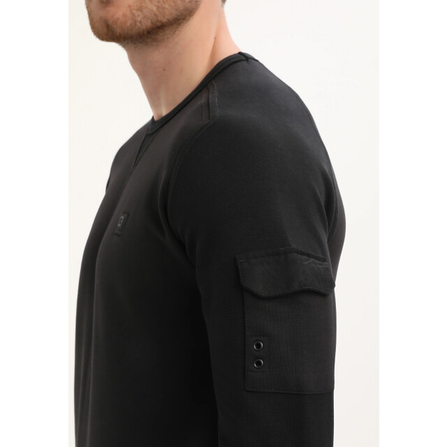 Gabbiano Heren trui 775771 201 black Gabbiano Polo 775771 201Black large Gabbiano Heren trui 775771 201 black Gabbiano Polo 775771 201Black large