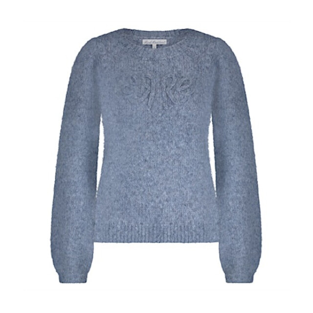 Red Button Sweater srb4615 rb logo mid blue SRB4615 RB logo - Mid Blue large