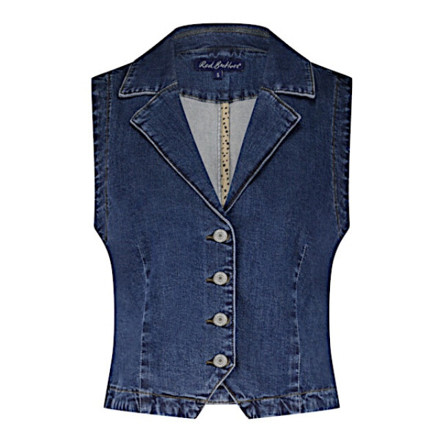 Red Button Gilet srb4689 waistcoat dark stone used SRB4689 Waistcoat - Dark Stone used large