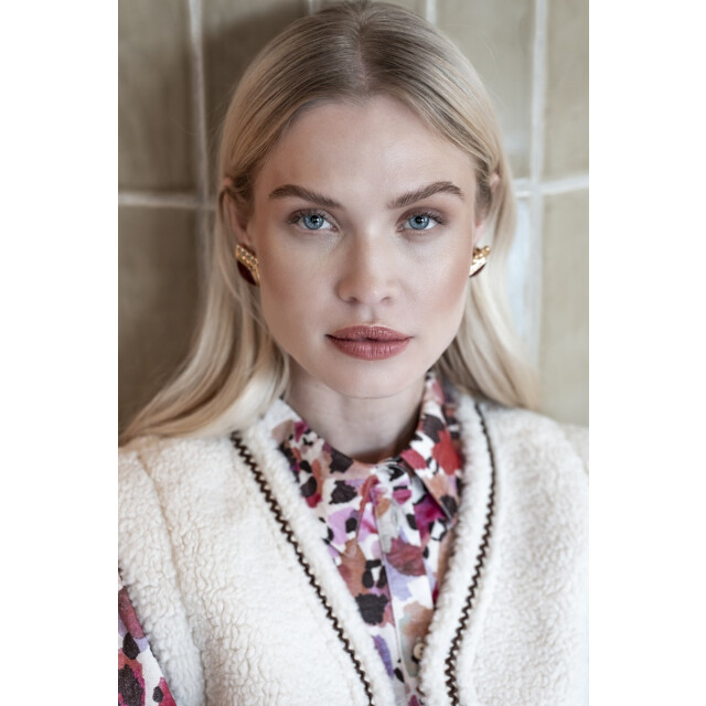 Geisha 53620-20 420 blouse animal pink/off white 53620-20 420 large