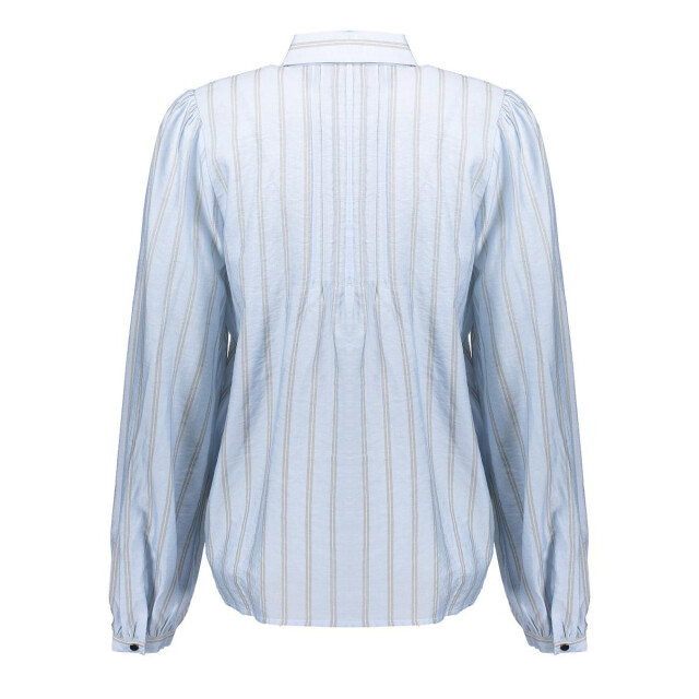 Geisha 53535-14 600 blouse stripes light blue/greige 53535-14 600 large