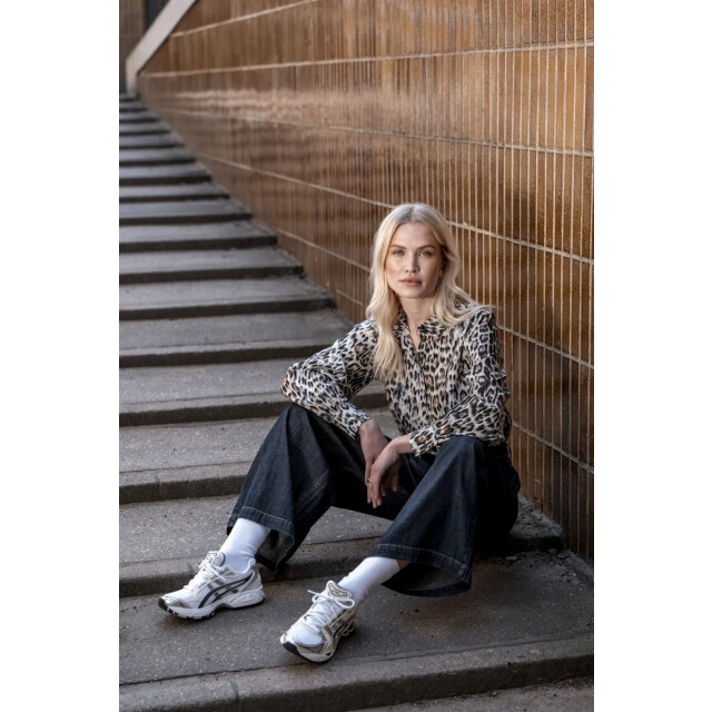 Geisha 53614-20 735 blouse animal camel/blue/black 53614-20 735 large