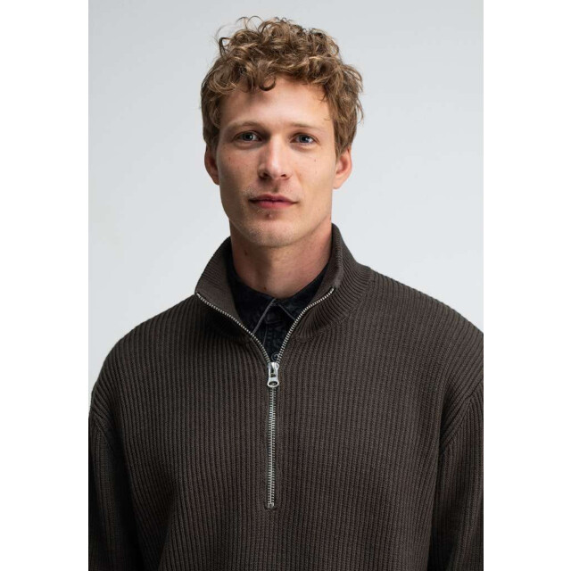 Butcher of Blue Galway half zip M2526001-696 large
