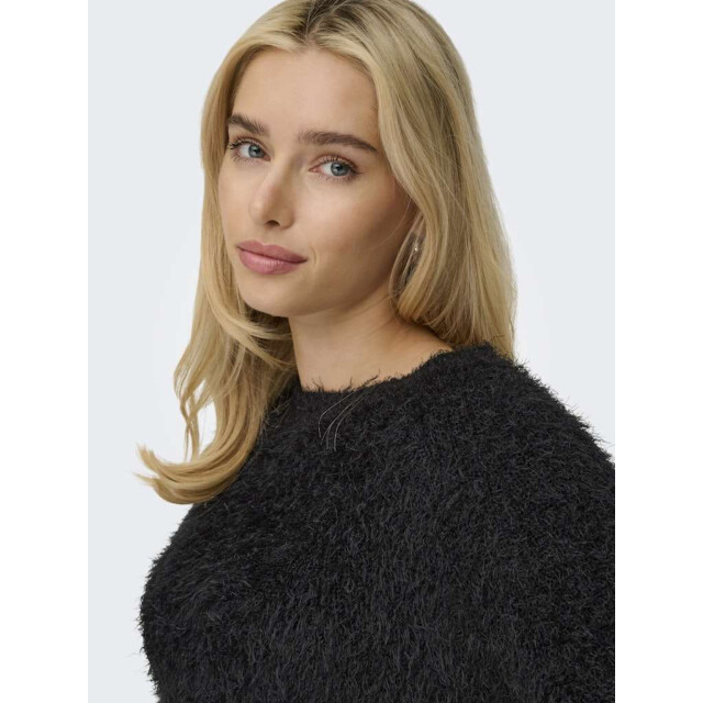 Only Onllulu ls rib short o-neck cc knt black 15350650-177911 large