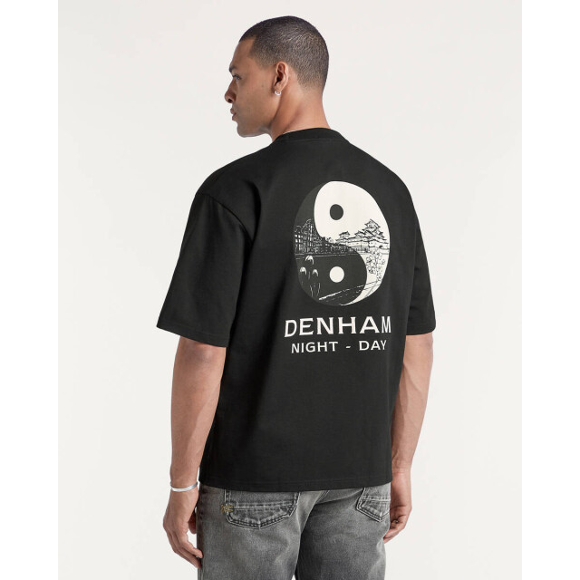 Denham T-shirt korte mouw 01-25-08-52-121 Denham The Jeanmaker T-shirt korte mouw 01-25-08-52-121 large