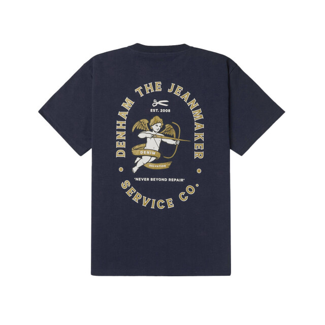 Denham T-shirt korte mouw 01-25-07-52-061 Denham The Jeanmaker T-shirt korte mouw 01-25-07-52-061 large