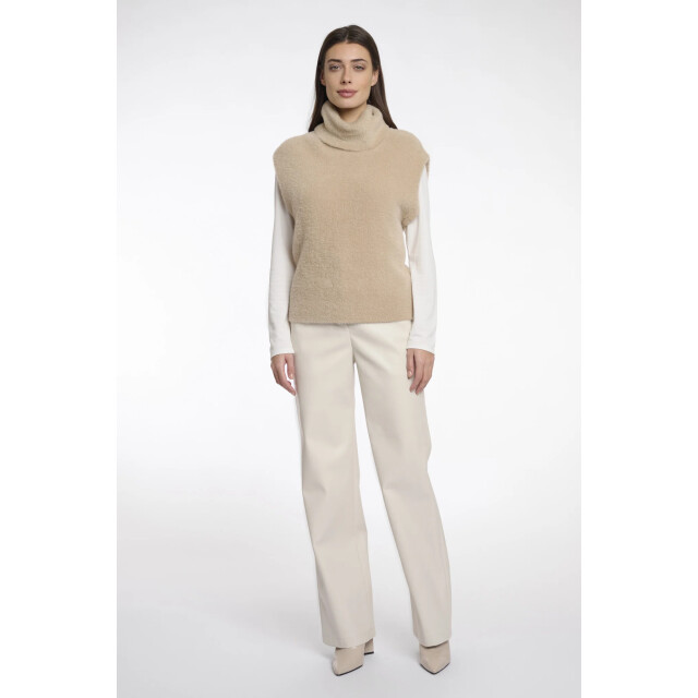 Rino & Pelle Tracie.5002512 rino en pelle spencer with cowl neck oat Tracie.5002512 Oat large