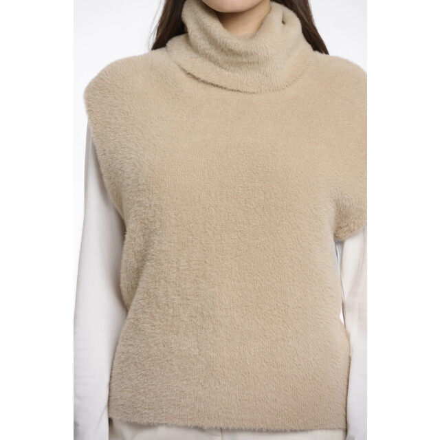 Rino & Pelle Tracie.5002512 rino en pelle spencer with cowl neck oat Tracie.5002512 Oat large