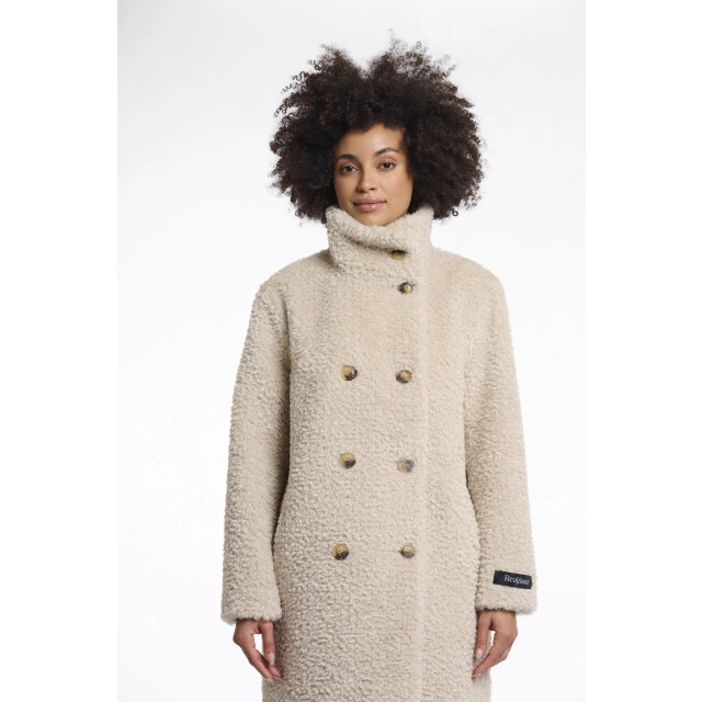 Rino & Pelle Ena.7002512 rino en pelle mid long teddy coat birch Ena.7002512 Birch large