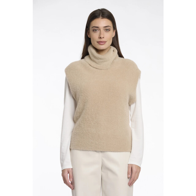 Rino & Pelle Tracie.5002512 rino en pelle spencer with cowl neck oat Tracie.5002512 Oat large