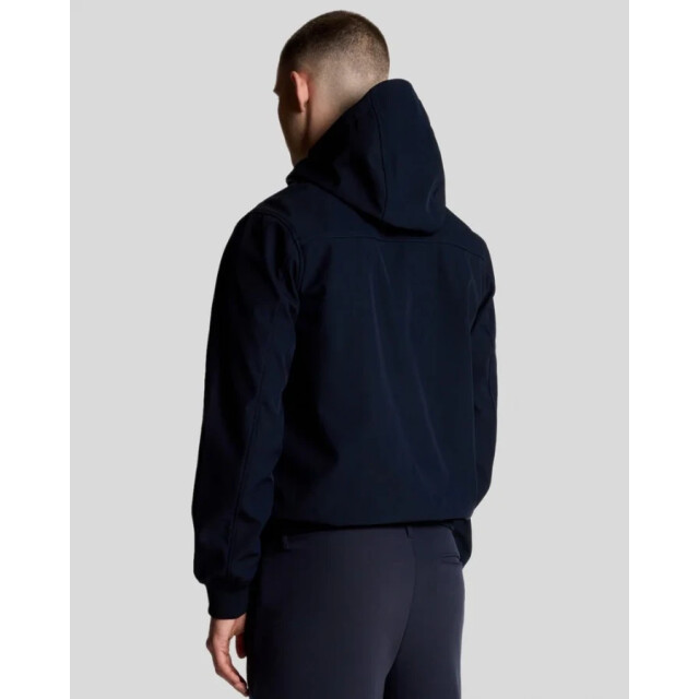 Lyle and Scott Dark Navy/JK2110V Fleece Back Softshell large