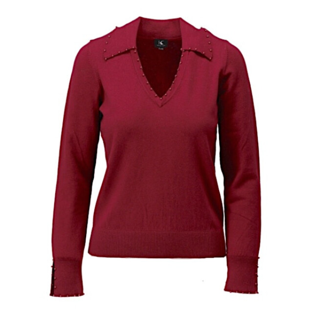 K-Design Trui b825 burgundy B825 - Burgundy large