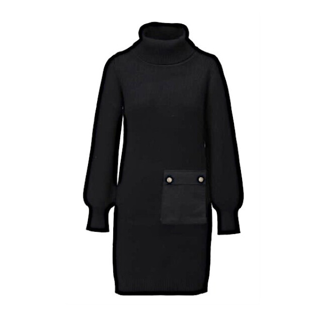 K-Design Jurk b843 black B843 - Black large
