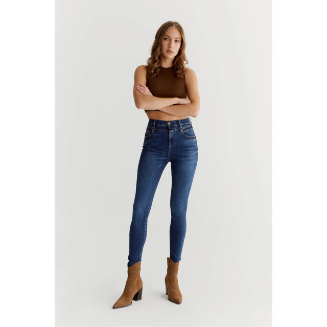 Cup of Joe Lisa dames skinny jeans dark blue COJ Lisa DarkBlue large