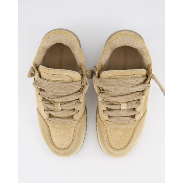 Axel Arigato Dames area loop sneaker F3238002-Tan / Off White large