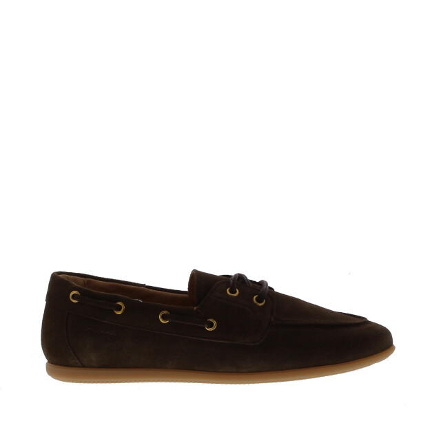 DWRS Label Latty dames veterschoen | dames | maat: | suede 110586 large