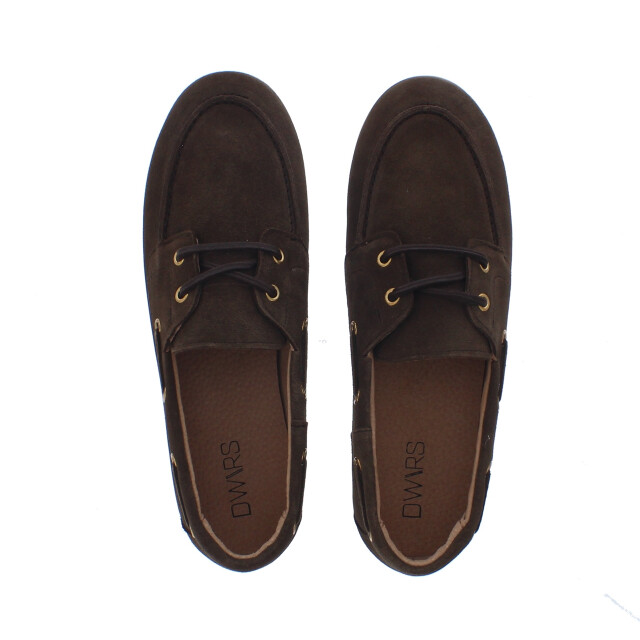 DWRS Label Latty dames veterschoen | dames | maat: | suede 110586 large