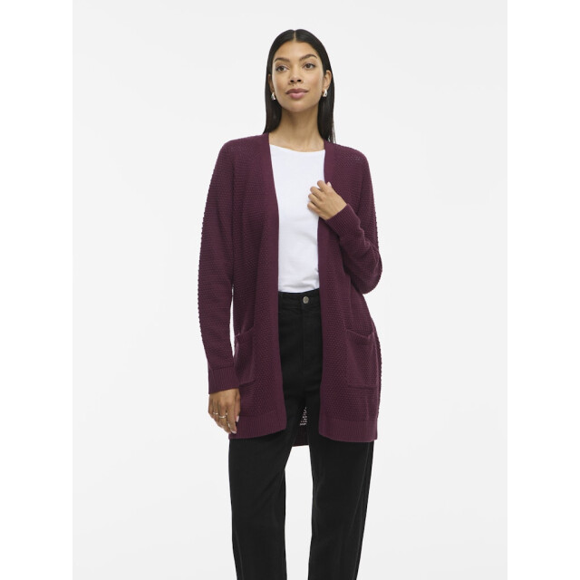 Vila Vidalo ls knit cardigan- noos cerise 4249.53.0024 large