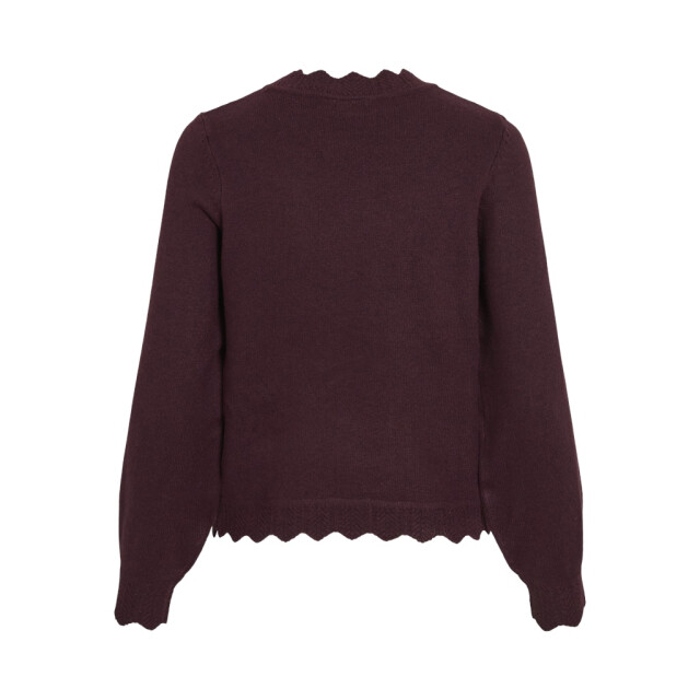 Vila Vinikolina o-neck ls knit top noos bordeaux 4219.47.0026 large