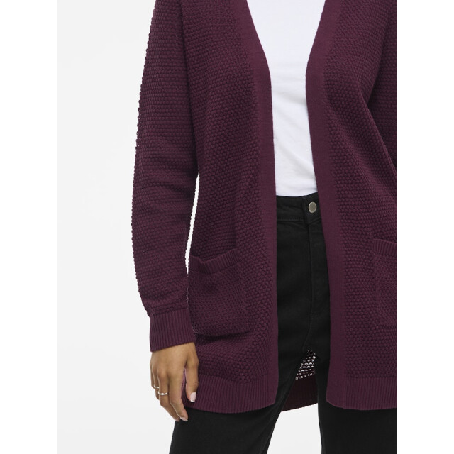 Vila Vidalo ls knit cardigan- noos cerise 4249.53.0024 large