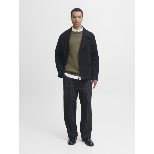 Jack & Jones Jprblamilano stitch knit crew neck sn melee 5219.28.0015 large