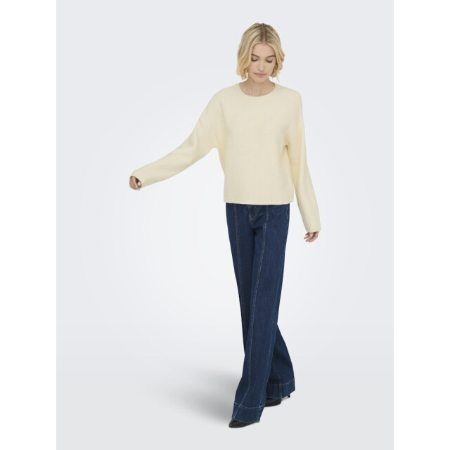 Only Onlkatia ls structure o-neck cc knt off-white 4219.02.0010 large