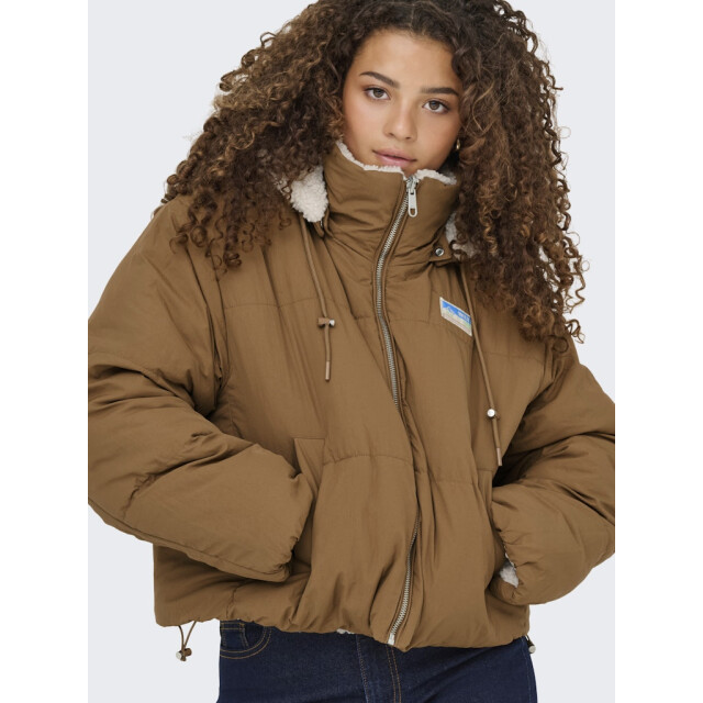 Only Onlmaria life rev puffer jacket cc otw beige 4509.05.0003 large