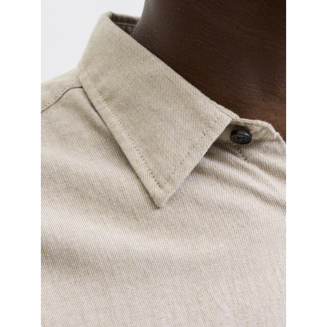 Jack & Jones Jjeclassic melange shirt ls noos zand 5309.04.0003 large