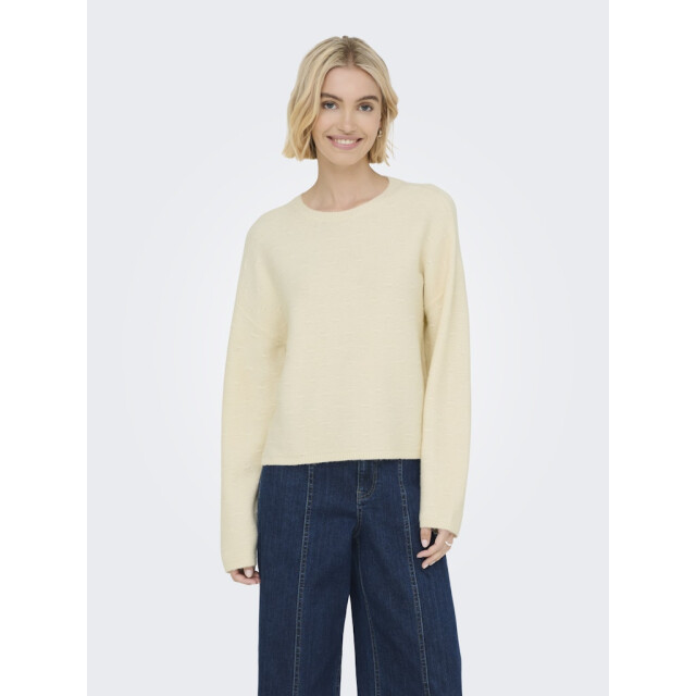 Only Onlkatia ls structure o-neck cc knt off-white 4219.02.0010 large