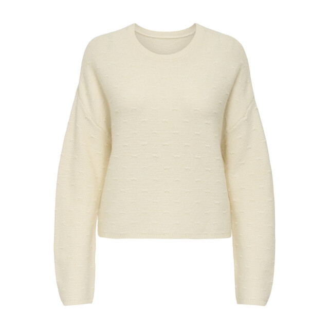 Only Onlkatia ls structure o-neck cc knt off-white 4219.02.0010 large