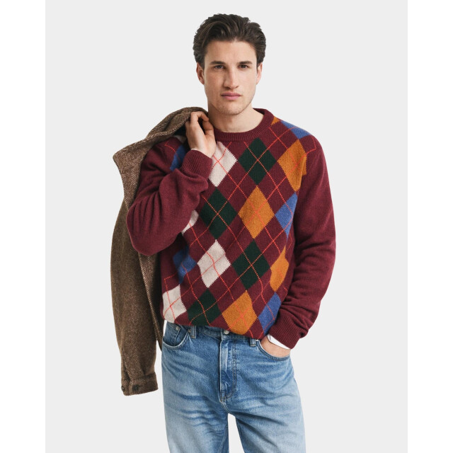 Gant Pullover argyle c-neck 8060102/621 199093 large