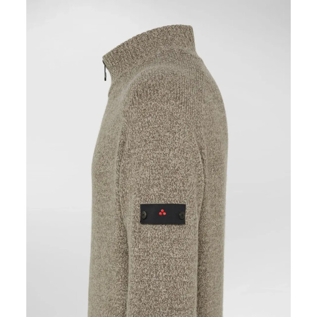 Peuterey Braille 03 wool half zip mustang 159372087 large