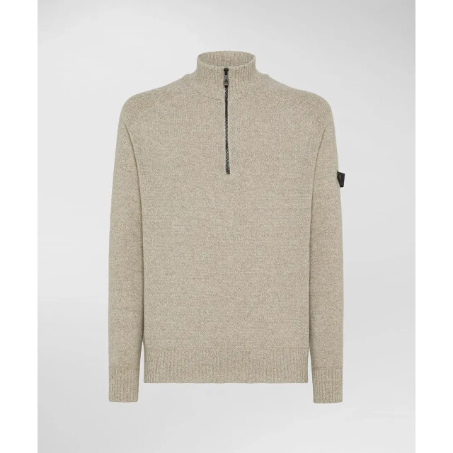 Peuterey Braille 03 wool half zip amaretto 159372112 large