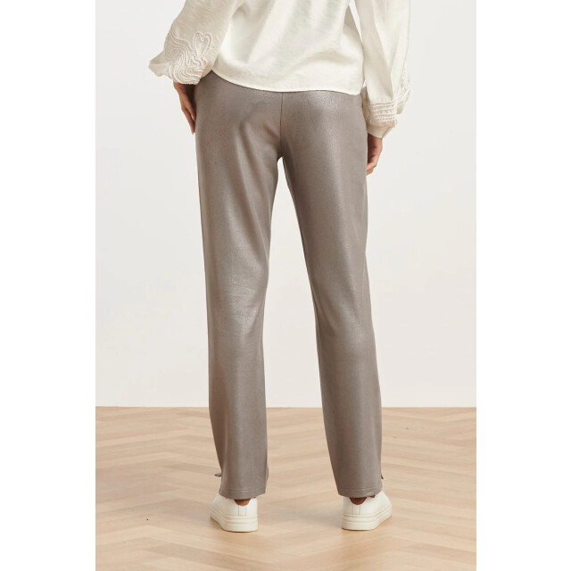 Smashed Lemon Damesglanzende metallic broek | 25600-915-4XL large Smashed Lemon Damesglanzende metallic broek | 25600-915-4XL large