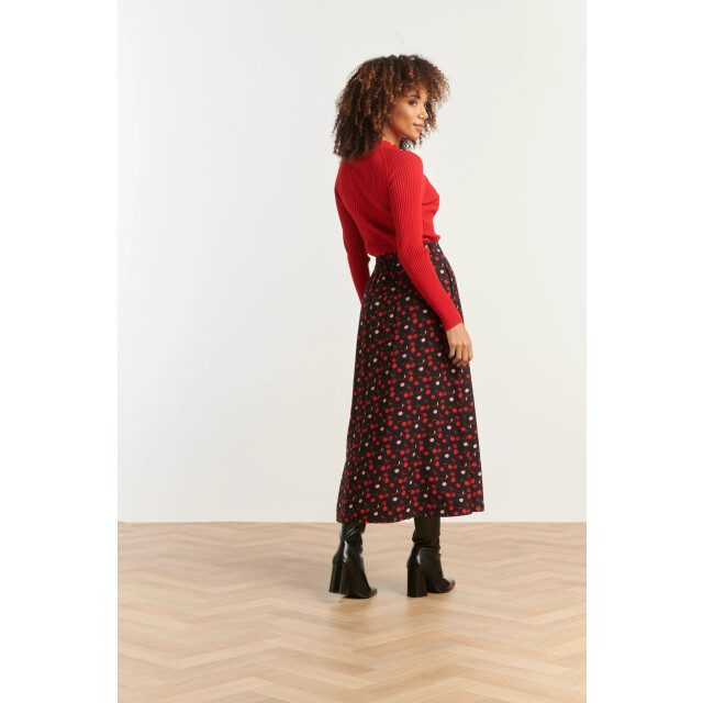 Smashed Lemon Damesgestreept gebreide top | 8720331369615 large