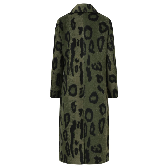 Smashed Lemon Dierenprint jas in army met zwart | 8720331372738 large