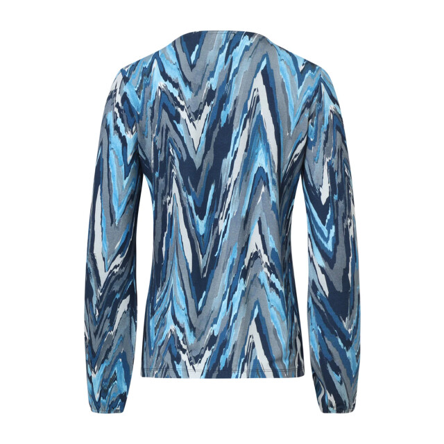 Smashed Lemon Damesgetailleerd zig zag geprint top | 8720331389613 large